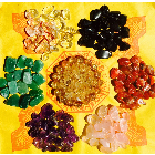 Thất bảo- đá may mắn- bùa hộ thân ( đã trì chú )