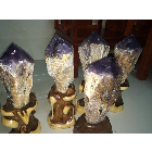 Trụ Thạch Anh Tím Thô